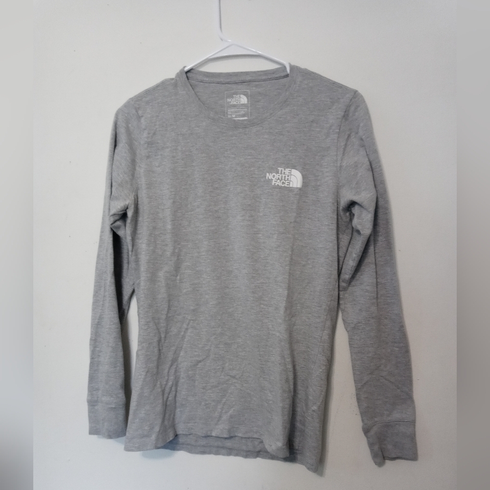 THE NORTH FACE WOMEN'S M STANDARD FIT LONG SLEEVE.LARGE LOGO T SHIRT